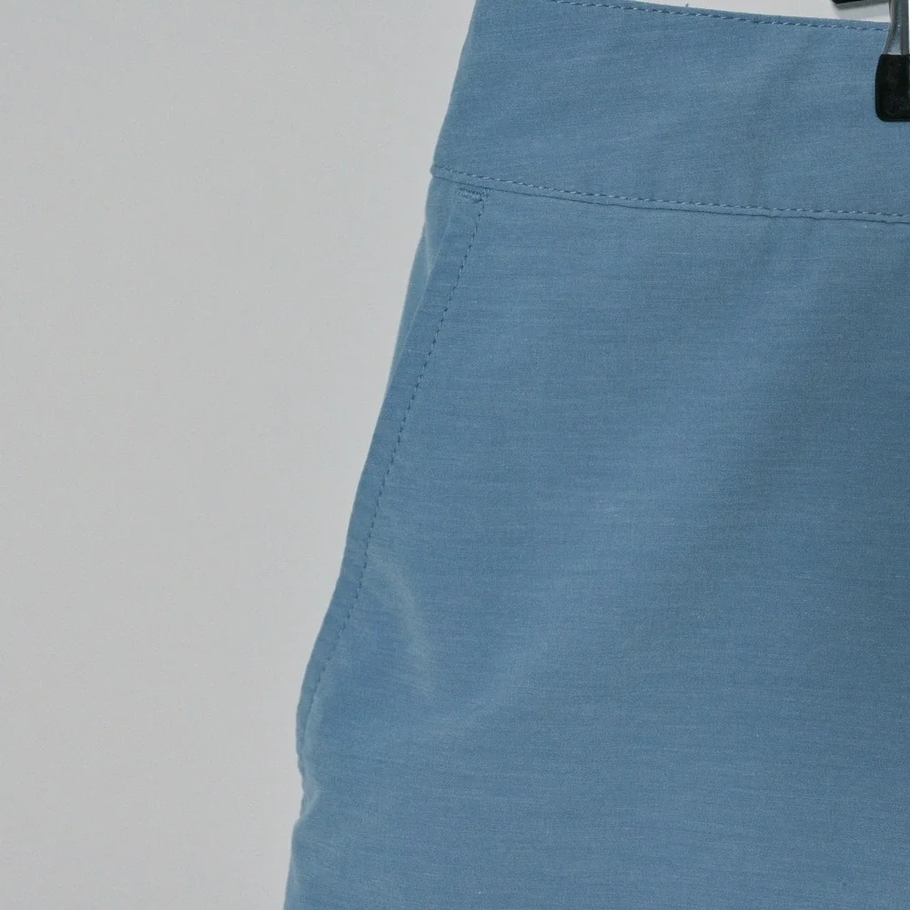 Faherty All Day Shorts Mens 40 Blue Hybrid Performance Chino Outdoor Casual